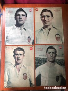 Colecionismo desportivo: 9 POSTERS VALENCIA CLUB DE FUTBOL-MARCA-AÑOS 40.
